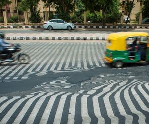 Calor derrete asfalto em ruas da Índia; veja foto