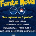 Jogo do Bahia na Arena terá Ginásios Pokémons e 'Pokestop'