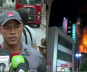 Bombeiro diz que morador de prédio em SP seria salvo em mais 30s