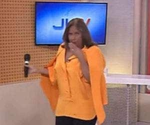 Fafá de Belém se engasga em telejornal ao vivo; veja vídeo
