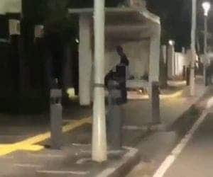 Casal é flagrado fazendo sexo enquanto esperava por ônibus
