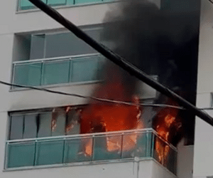 Incêndio em apartamento mata duas pessoas