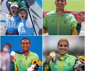 Brasil garante 19 pódios e iguala recorde de medalhas na história