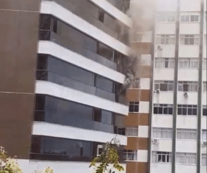 Apartamento de luxo pega fogo em Salvador; saiba detalhes