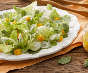 De volta para dieta: aprenda receita salada com molho de laranja