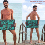 Caio Blat posa sem roupa e provoca fãs: ‘Muita gente pedindo para ver’