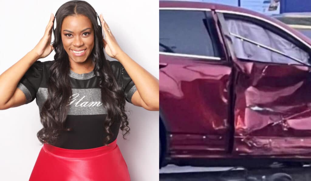 Cantora gospel brasileira tem carro destruído em acidente grave nos Estados Unidos