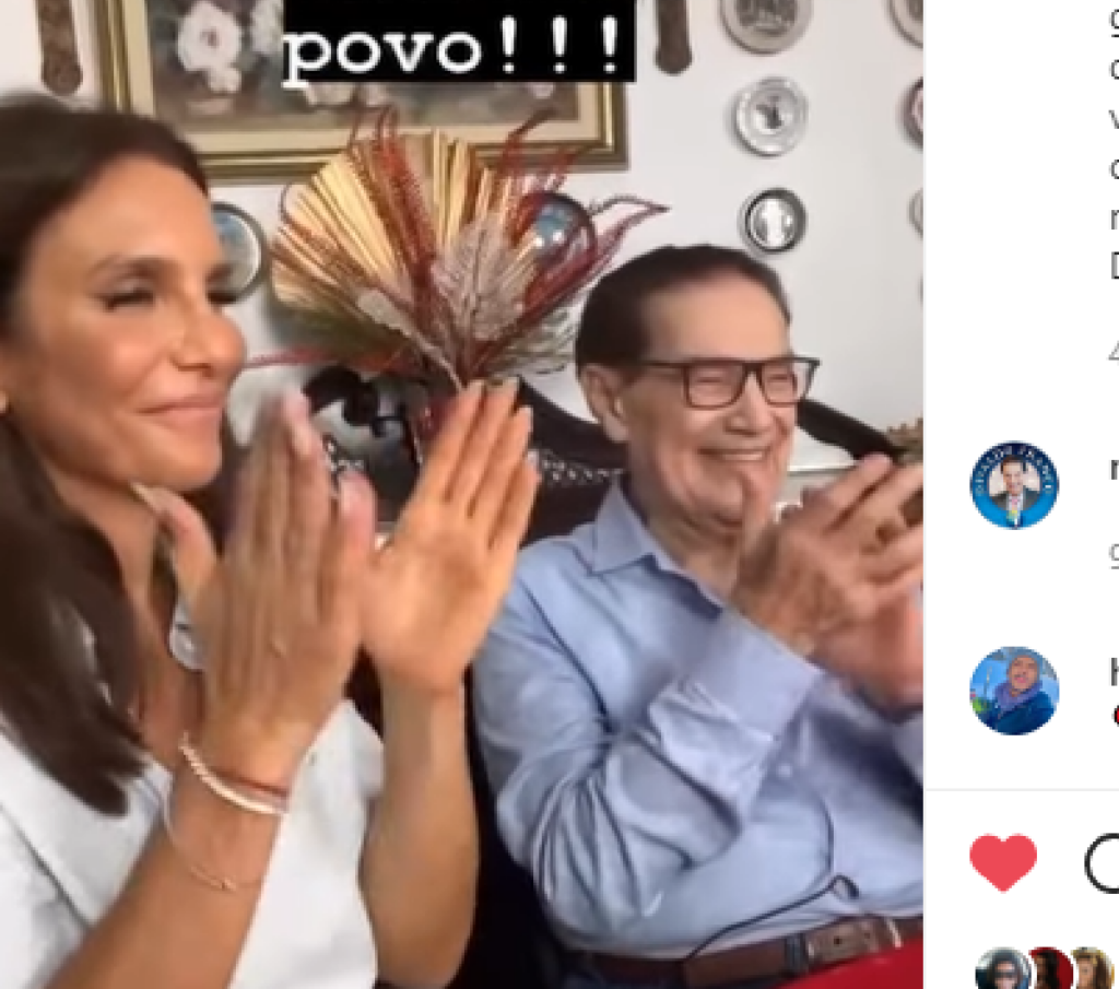 Ivete Sangalo celebra nova idade de Divaldo Franco: ‘Amo você’