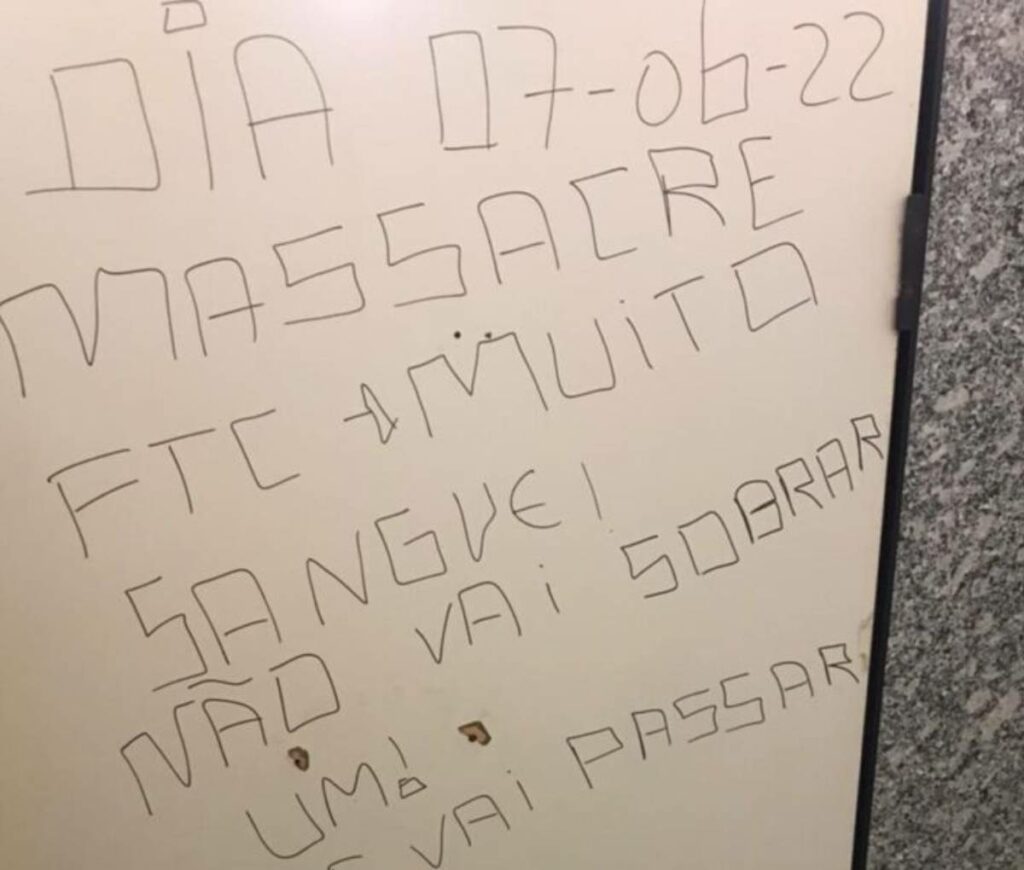 Ameaça de massacre é escrita em banheiro feminino de universidade em Salvador; polícia é acionada