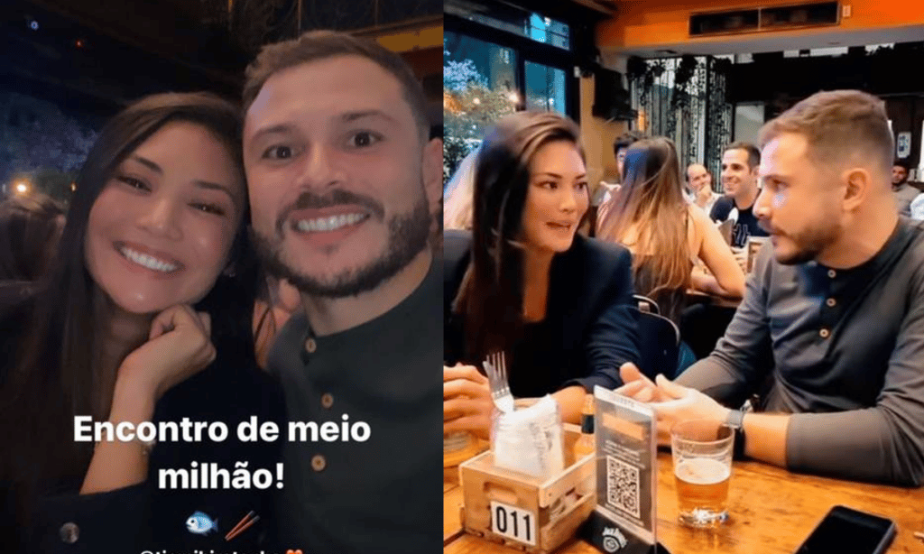 ‘No Limite’: Pedro e Tiemi se reencontram em São Paulo e fãs shippam casal