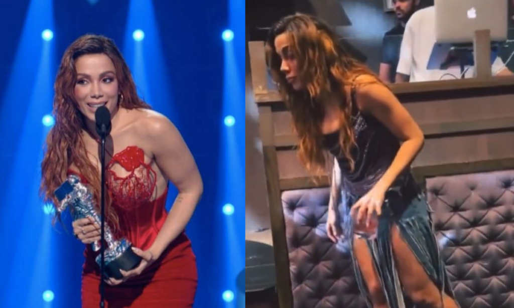 Anitta viraliza com vídeo em comemoração após vitória no VMA: ‘Desnorteada’