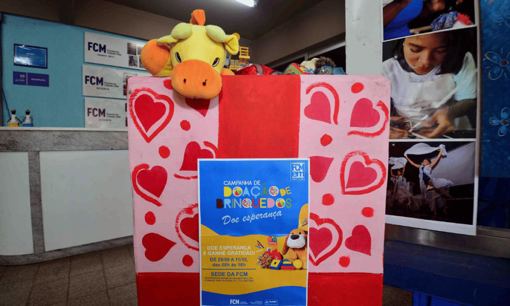 Campanha arrecada brinquedos novos para crianças de comunidades carentes em Salvador