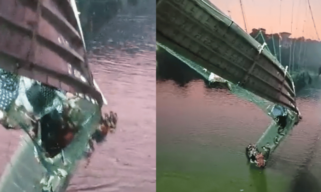 Índia: desabamento de ponte deixa 68 mortos; mais de 400 pessoas estavam no local