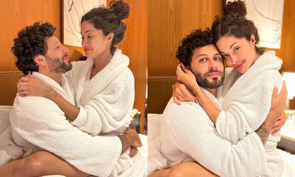 Aline Campos e Jesus Luz anunciam primeira gravidez após 4 meses de namoro