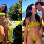 ‘Difícil de acreditar que é real’, diz Larissa Manoela sobre noivado com André Luiz Frambach