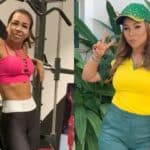 Esposa de Thiago Silva perde 28kg entre as copas de 2018 e 2022; veja antes e depois