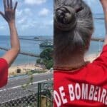 Maria Bethânia é tietada por fãs na Contorno: ‘Que alegria, viva a Bahia’; veja
