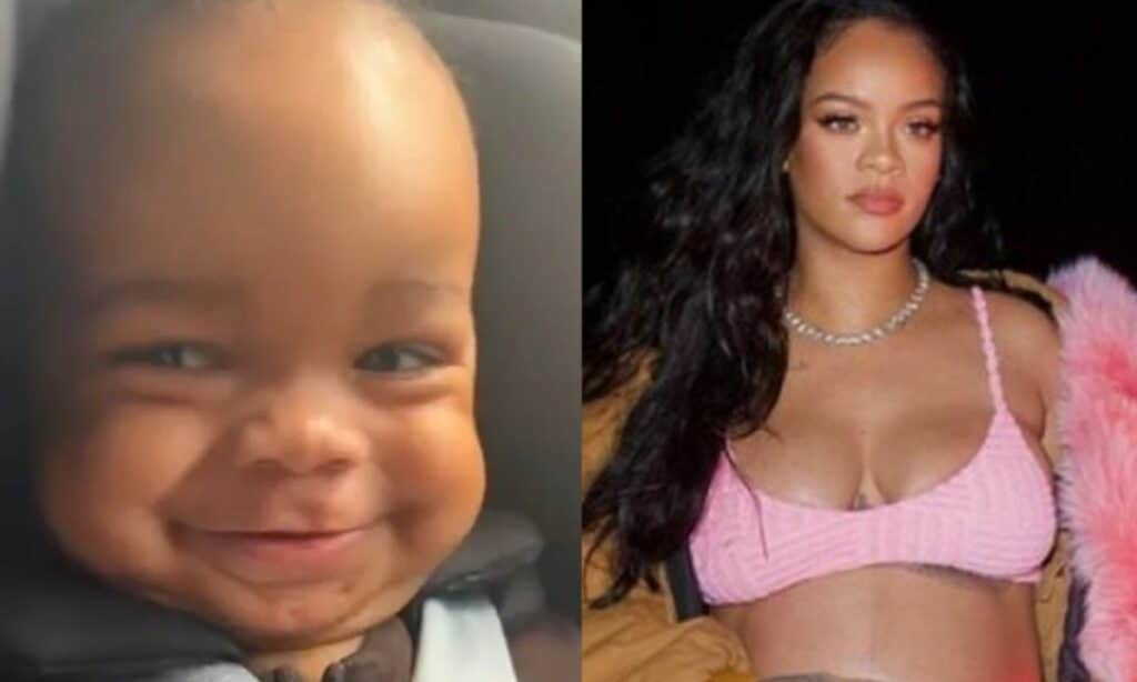 Rihanna mostra rosto do filho com A$AP Rocky pela primeira vez