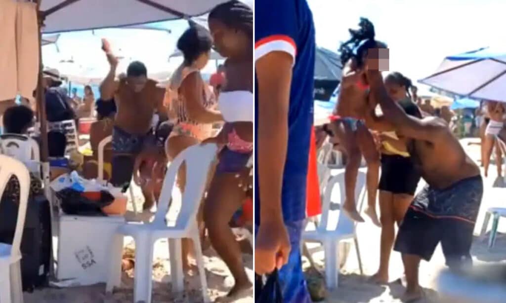Homem que agrediu filhas em praia é ouvido pela polícia e alega arrependimento: ‘Momento de fraqueza’