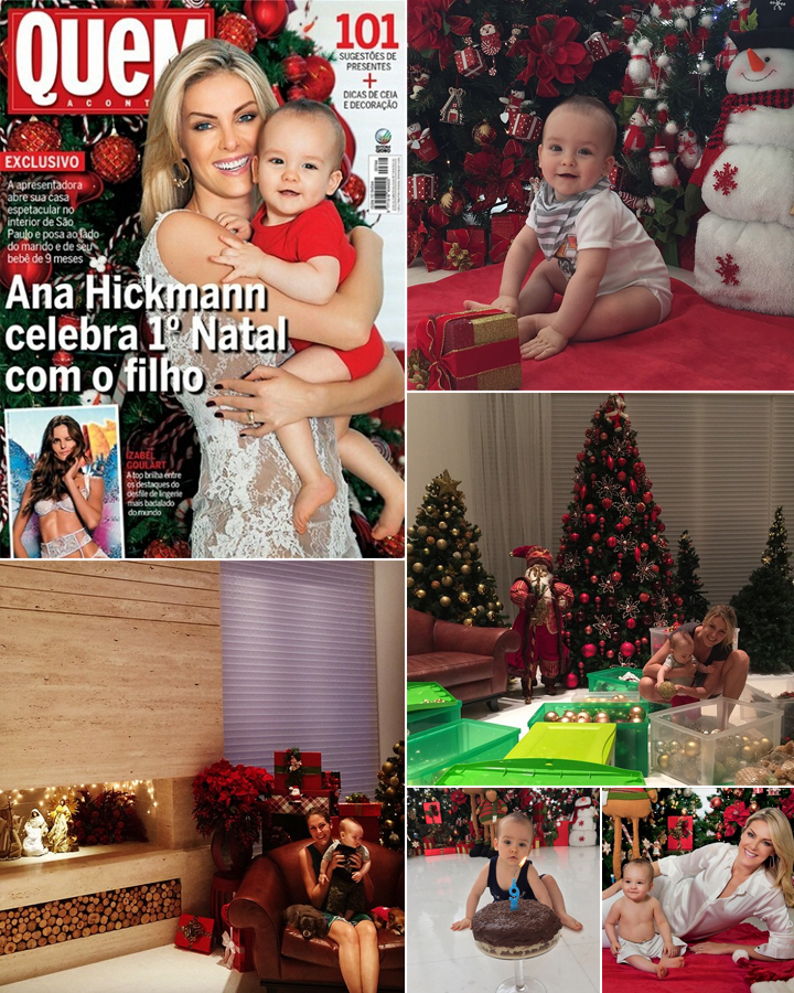 Ana Hickmann mostra decoração natalina: 