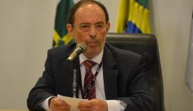O novo presidente CNPq, Hernan Chaimovich, durante cerimônia de posse (José Cruz/Agência Brasil)